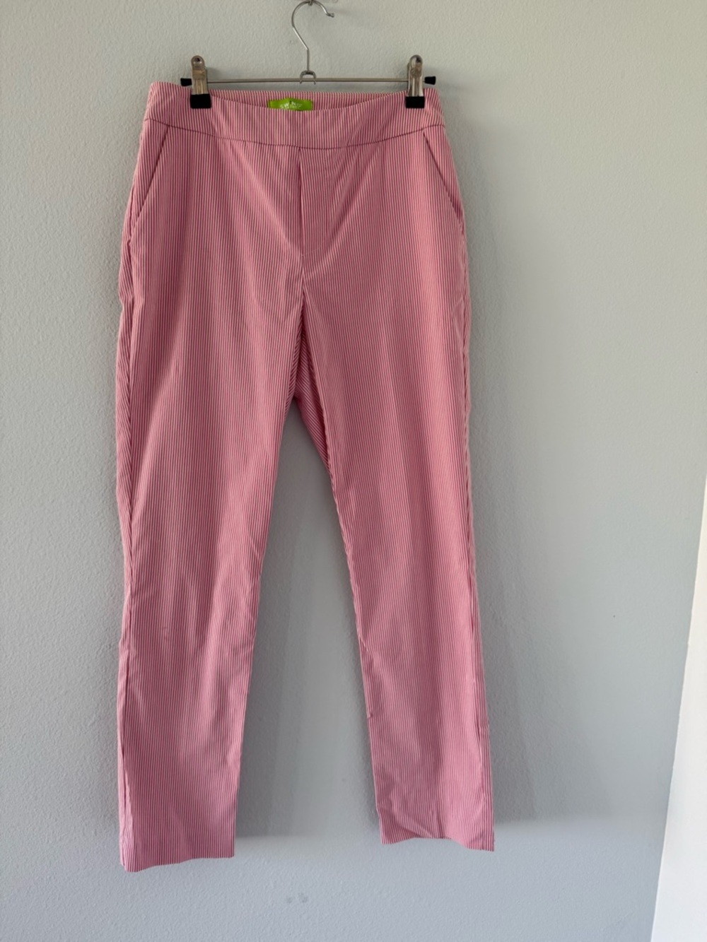 Swing Control Striped Straight-Leg Golf Pants